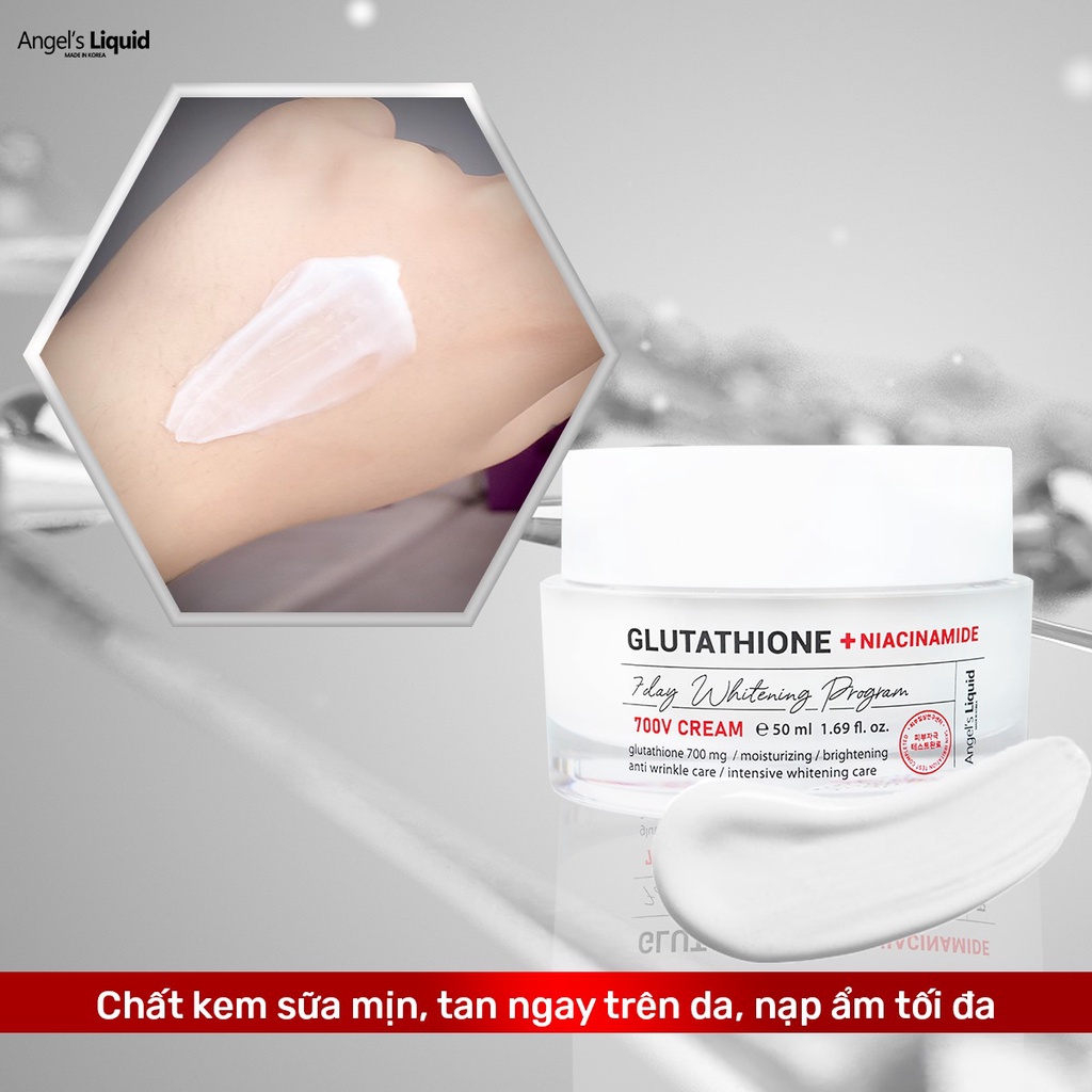 Kem Dưỡng Angel's Liquid 7 Day Dưỡng Sáng Da, Mờ Thâm Nám 50ml Cocolux