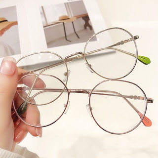 Kính mắt cận nam nữ mắt tròn cao cấp đa dạng màu sắc phong cách thời trang Hàn Quốc HANASO 077