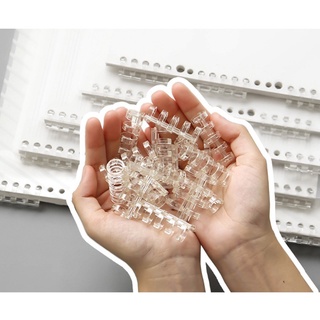 Kẹp bấm lỗ 5 vòng trong suốt đa năng