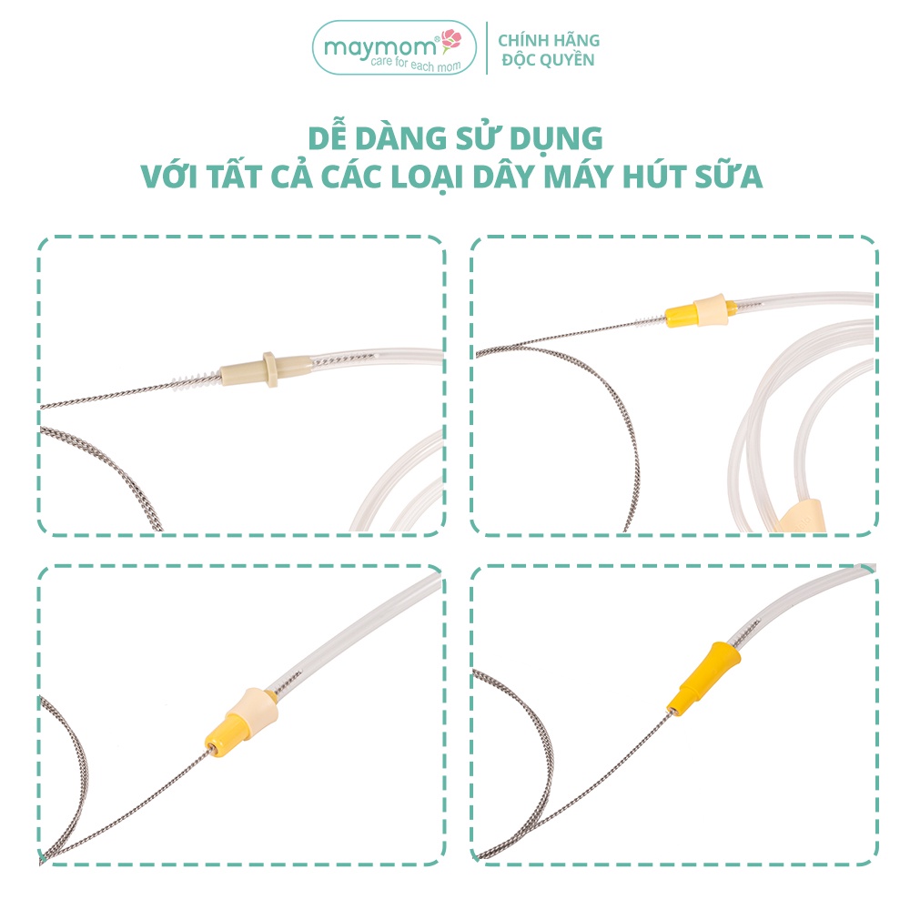 Ảnh Dụng cụ vệ sinh dây hút máy hút sữa Maymom dài 100cm 4