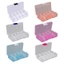 Clear Plastic Storage Box 10 Compartment with Sealing Lid Container for Case
