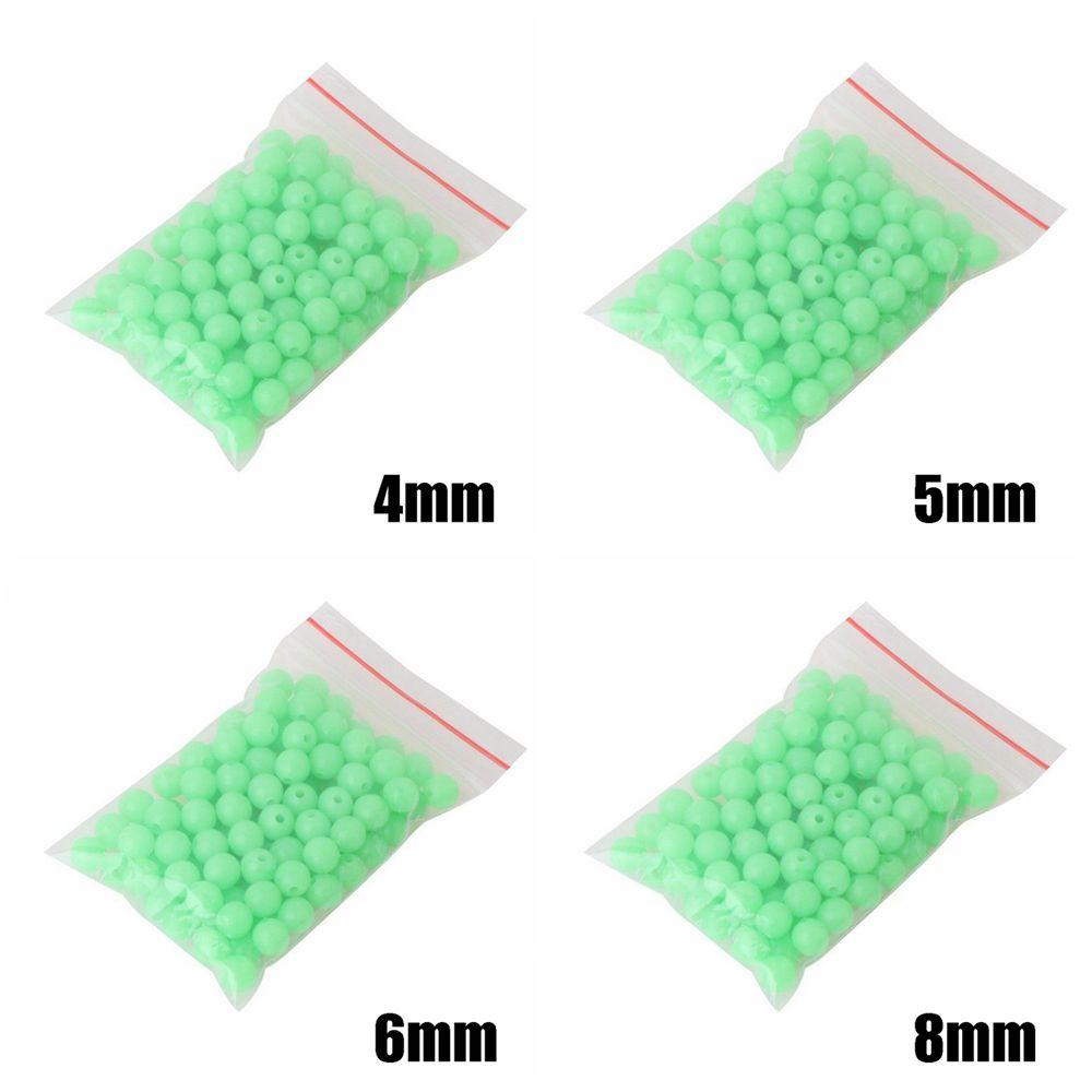 ICUCKO Phao Câu Cá Hạt Dạ Quang - 100 Cái/Túi, Nhựa Chất Lượng Cao