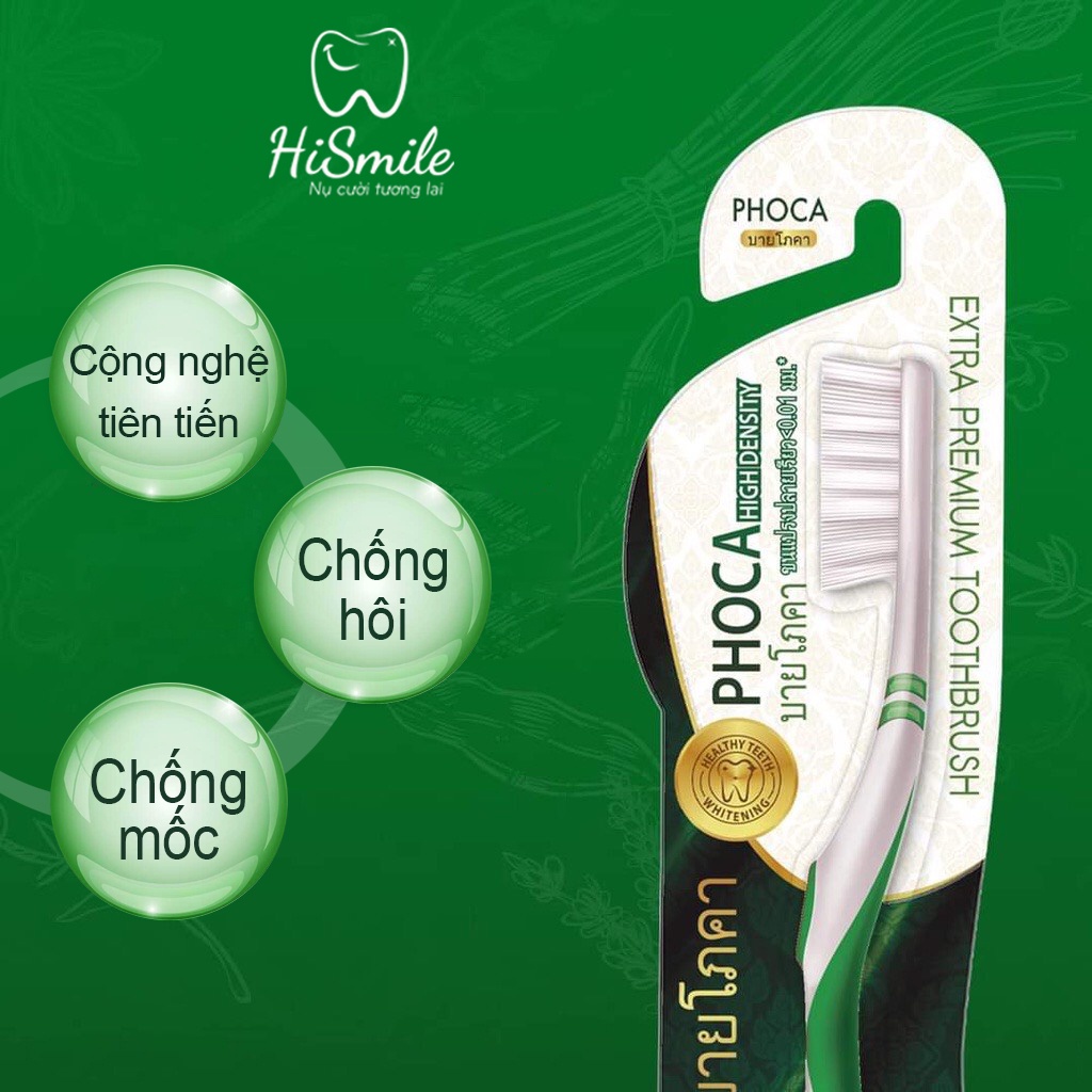 Ảnh Bàn Chải Phoca Chính Hãng Thái Lan Siêu Mềm, Đánh Cực Sạch 2