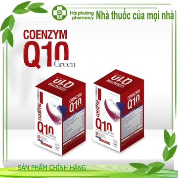 Coenzym Q10 Green - Hỗ trợ giảm nguy cơ xơ vữa động mạch, tốt cho tim mạch, cải thiện suy tim 30 viên (hp)