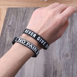 Calico Unisex Vòng Tay Động Lực Đường Đến Giấc Mơ Vòng Tay Dây Cao Su Silicon