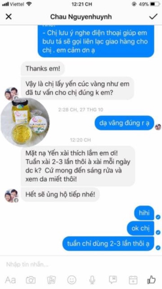 Mặt nạ ngủ tổ yến hoa cúc handmade Moon Ship