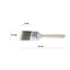 NOTE1 Cọ Sơn Thủ Công DIY Tranh Trang Trí Dụng Cụ Cầm Tay Trang Trí Tường Nghệ Thuật Dập Lông Cao Cấp Sơn Con Lăn