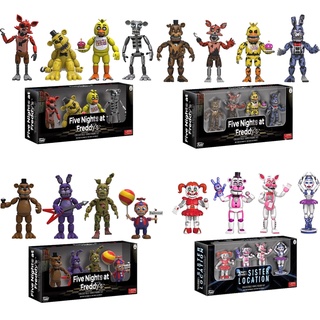 Bộ đồ chơi 4 mô hình nhân vật Five Night At Freddy's FNAF bằng PVC