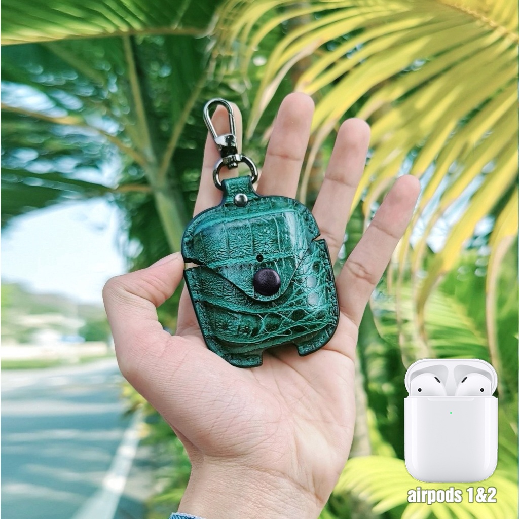 bao da airpod 1 (5 màu da tùy chọn)