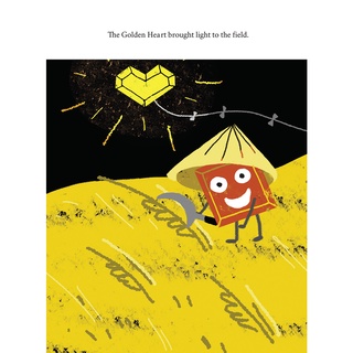 Sách tiếng anh THE GOLDEN HEART - Giải thưởng sách tranh Ehomebooks
