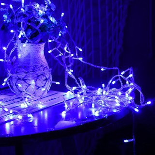 100LED 10M Dây LED Cổ Tích Đèn Tiệc Giáng Sinh Vòng Hoa Cưới Sân Vườn Sân Nhà Lễ Hội Sân Cổ Tích Đèn Trang Trí AC 110V 220V Dải Đèn LED