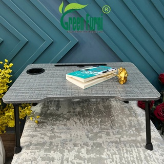 Bàn gấp gọn thông minh greeninterior có cốc để ly, bàn làm việc bàn học sinh chắc chắn hiện đại MD