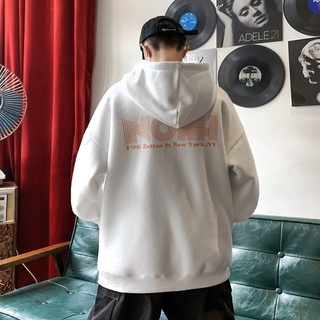 Áo hoodie nam tay dài dáng rộng phong cách retro thời trang xuân thu