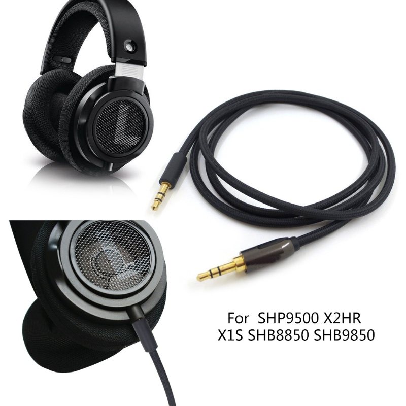 [3C] Cáp thay thế dây tai nghe Tương thích với cáp tai nghe SHP9500 X2HR X1S SHB8850 Dây tai nghe âm thanh nổi