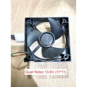 Quạt tủ lạnh Nidec 13.6V 4 dây (11*11)