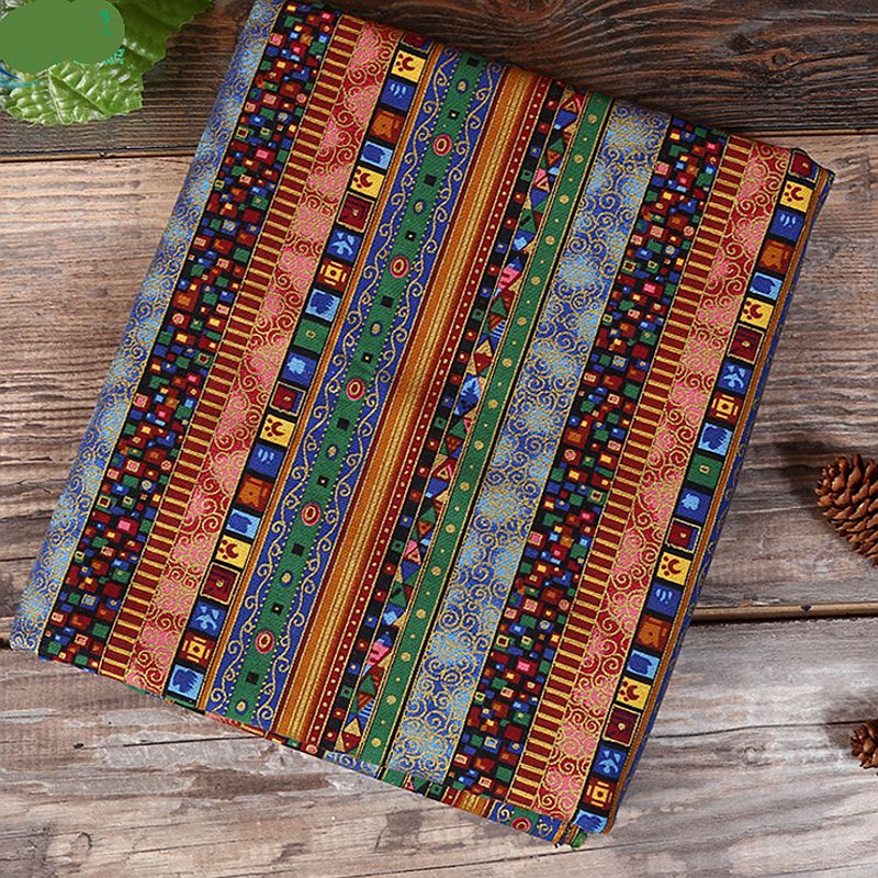 Vải Đồng Batik Nigeria Cotton Cho Khăn Trải Bàn DIY và Trang Trí - Kích thước 45x145cm