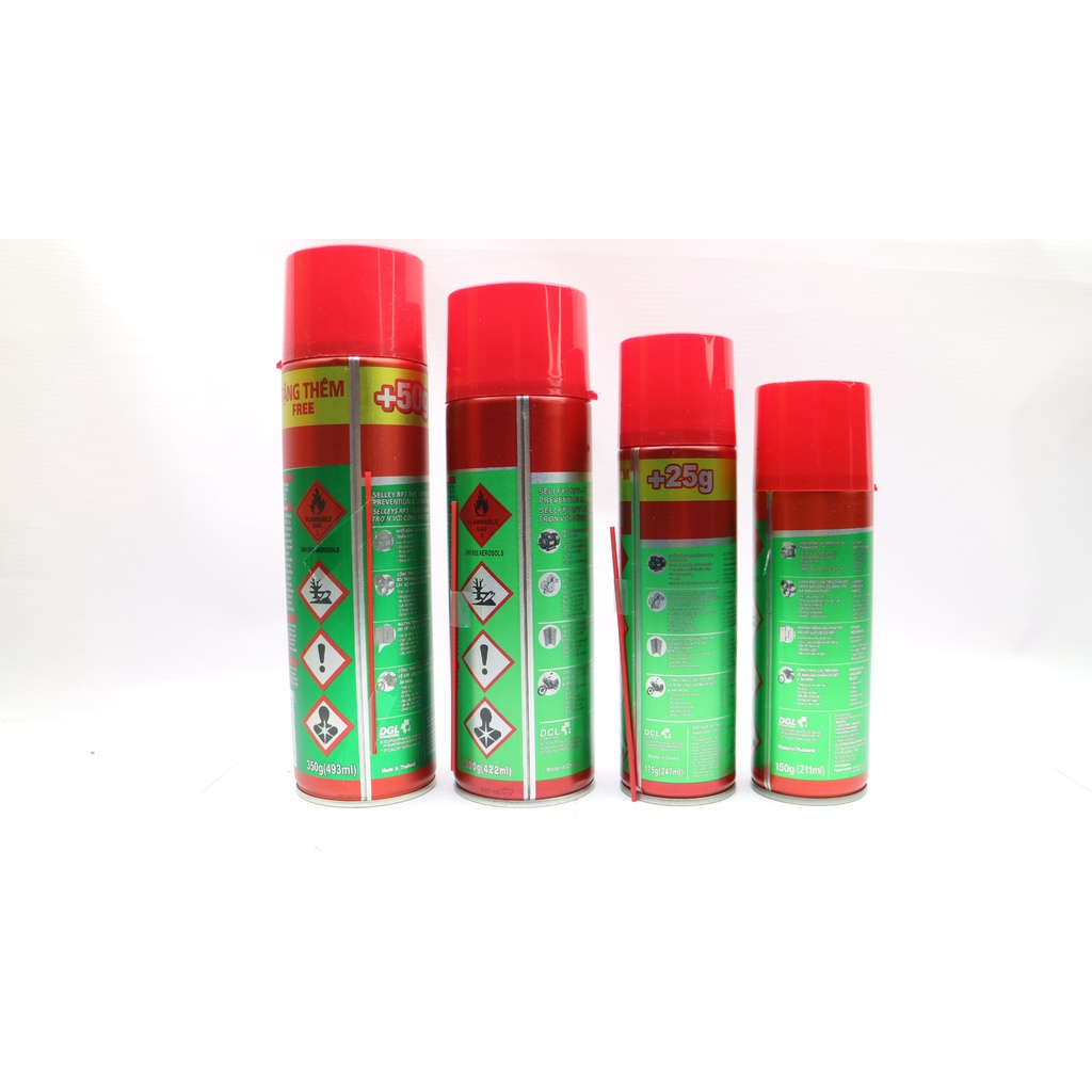 Combo 12 Chai Dầu Bôi Trơn Chống Rỉ Sét RP7 đủ size 150,175,300,350g ...