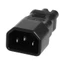 BTM 1Pc IEC320 C14 3Pin Nữ Sang Thụy Sĩ Ổ Cắm Cho Thụy Sĩ Đến C7 Nam