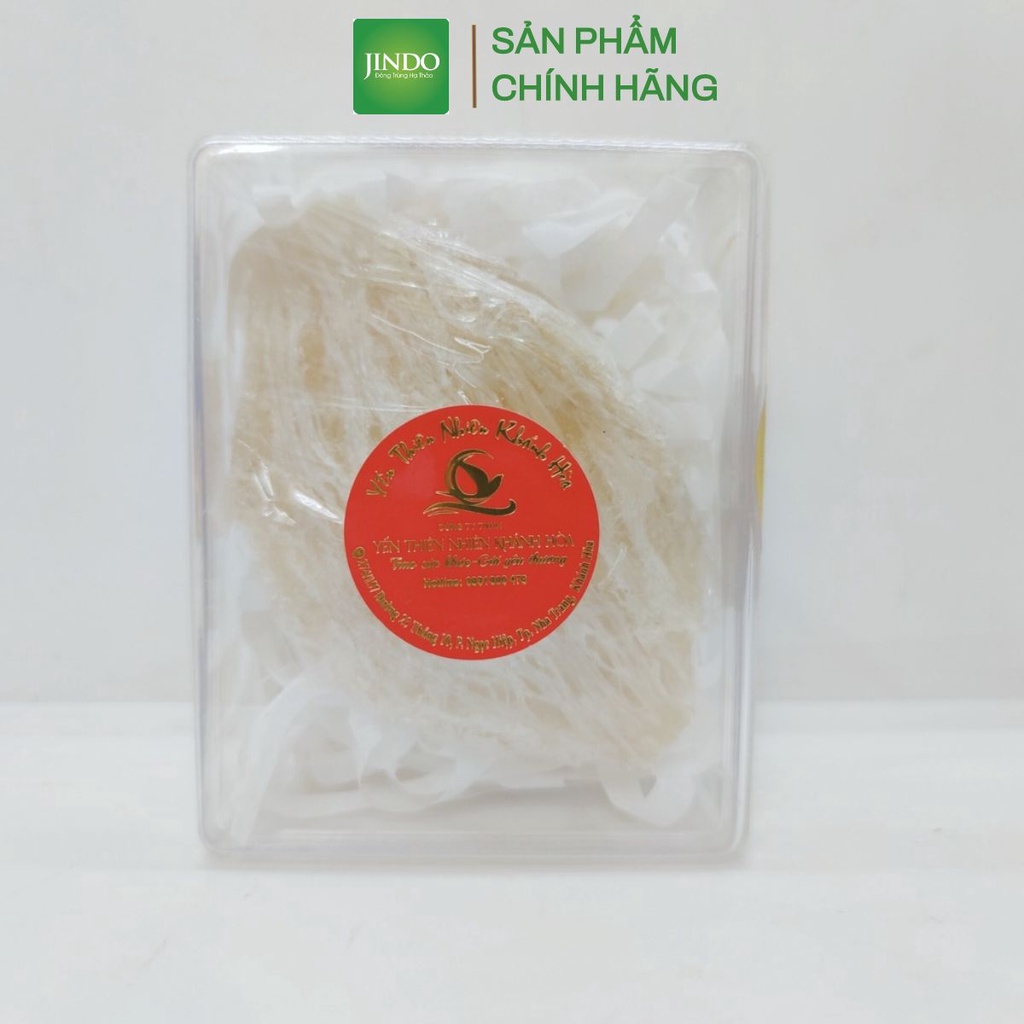 Yến sào Khánh Hòa cao cấp Đệ Nhất Yến JINDO 10g 1 tổ yến sợi đóng hộp hình chữ nhật hỗ trợ bồi bổ, tốt cho sức khỏe