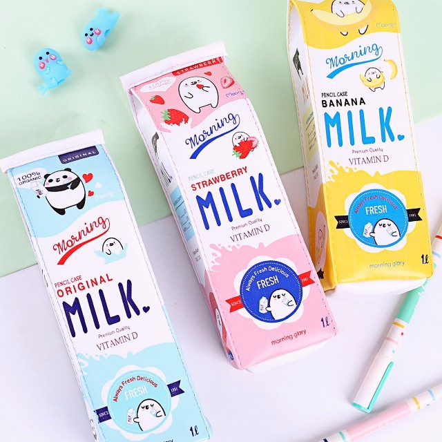 Hộp bút hình hộp sữa MILK | Shopee Việt Nam