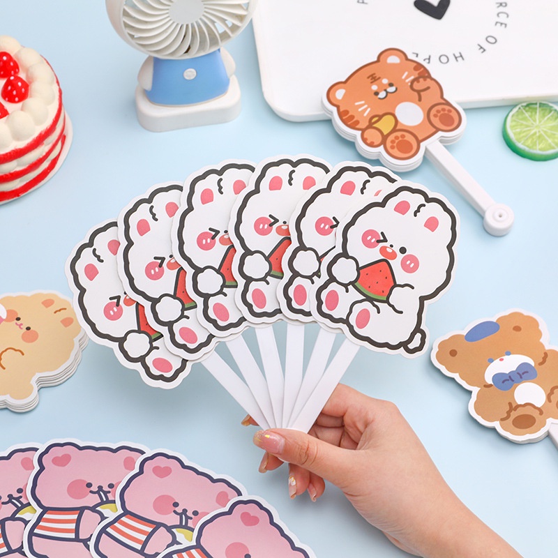 3 Quạt Cầm Tay Hoạt Hình