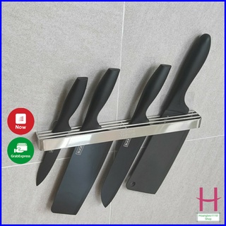 Kệ để dao dán tường - giá cài dao 3 ngăn - giá cắm dao inox 304 cao cấp -giá để dao đồ gia dụng tiện ích { H }