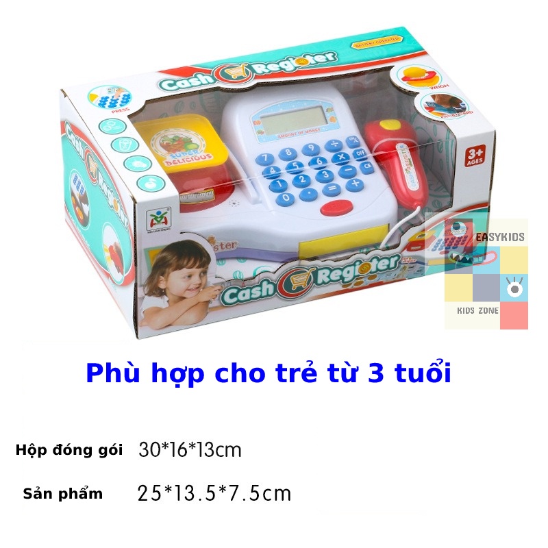 Đồ chơi Máy tính tiền, đồ chơi thu ngân có đèn nhạc giúp bé thông minh hơn