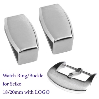 Dây Đeo Đồng Hồ Bằng Thép Không Gỉ 316L 18mm 20mm Kèm LOGO Dành Cho Seiko