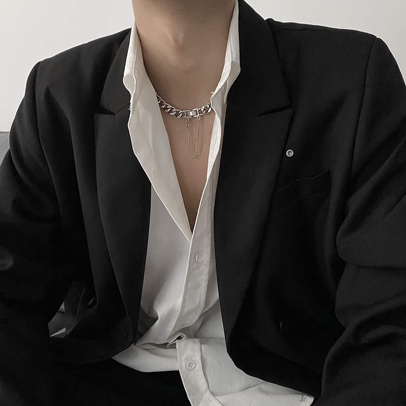 Dây Chuyền Vòng Cổ Nam Nữ Chuỗi Trơn Cuban Chain Xích Basic Thời Trang Ngầu Hiphop Titan Đẹp Không Gỉ - Horizon