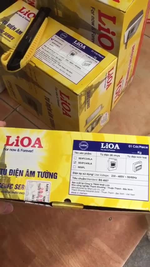 Tủ Điện Đế Nhựa Dùng Cho MCB, MCCB, RCBO Chứa Đến 18 Aptomat LiOA ...