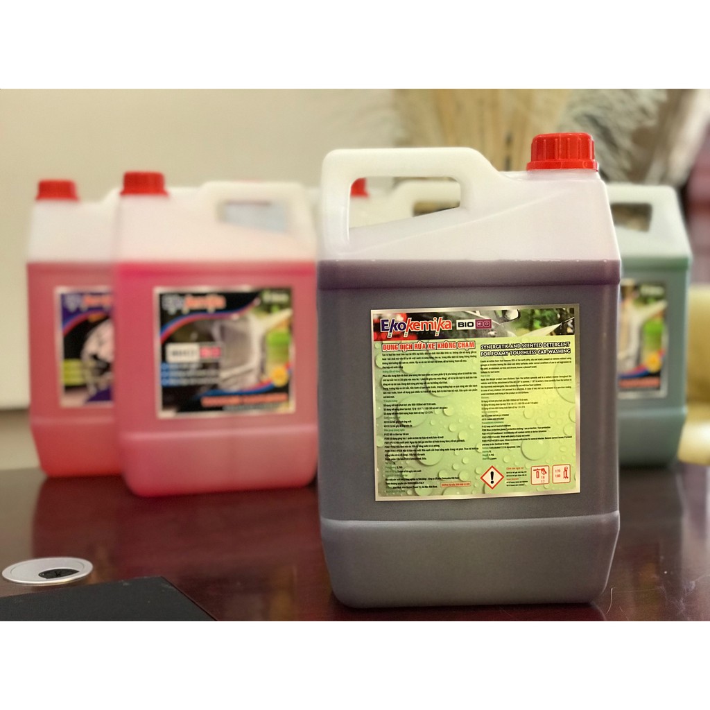 NƯỚC RỬA XE KHÔNG CHẠM CAO ĐẬM ĐẶC CẤP THƯƠNG HIỆU EKOKEMIKA BIO 30-5L