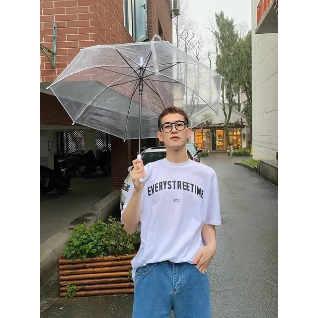 Áo thun Stee Cổ tròn EVERYSTREETIME Localbrand ICVCVNI  Unisex Menwear