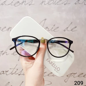 GỌNG KÍNH 0 ĐỘ CHẤT LIỆU DẺO NHỰA BỀN NHẸ 209 MÀU ĐEN UNISEX