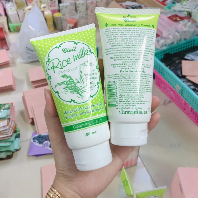 Sữa rữa mặt Gạo Rice Milk Thái Lan 180ml