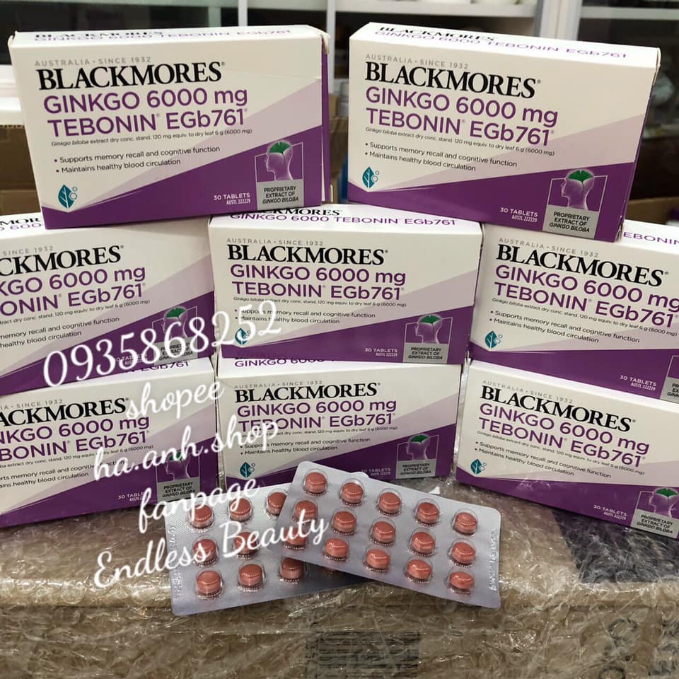 Ginkgo 6000 Blackmores | Shopee Việt Nam