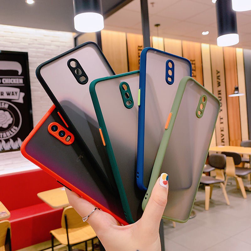 Ốp điện thoại nhám chống sốc cho Oppo Reno 6 5 Pro 6Z 2z 2f 4G 5G 2021 2025
