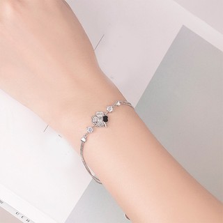 Lắc tay cỏ 4 lá may mắn Love BHLT62