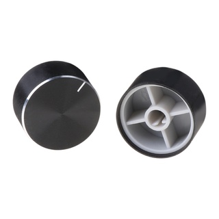 2Pcs 25x13mm D  Rotaries Potentiometer Knob encoders Measure Control For Speaker