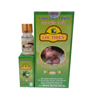 [CHÍNH HÃNG] Combo 2 chai Tinh Dầu Tràm Lộc Thiên nguyên chất Loại 1 (10ml + 80ml) đặt Biệt