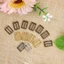 JUIC 20 / 40 Chiếc Khóa Ba Trượt Chất Lượng Cao Bé Gái Đồ Chơi 4 Màu Tự Làm Búp Bê Khóa