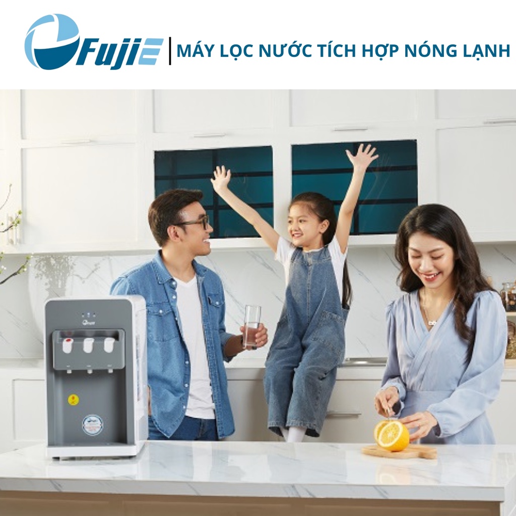 Máy lọc nước tích hợp làm nóng lạnh cao cấp FujiHome WP507C, công nghệ , không nước thải tiết kiệm nước