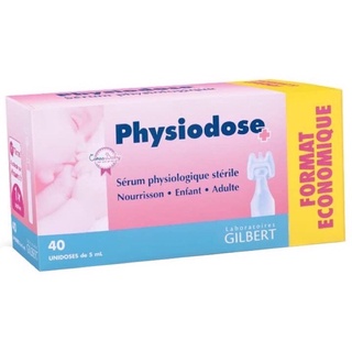 [XẢ HÀNG-DATE T01/2027]Nước Muối Sinh Lý Physiodose Pháp Tép Hồng Có Tem Chính Hãng