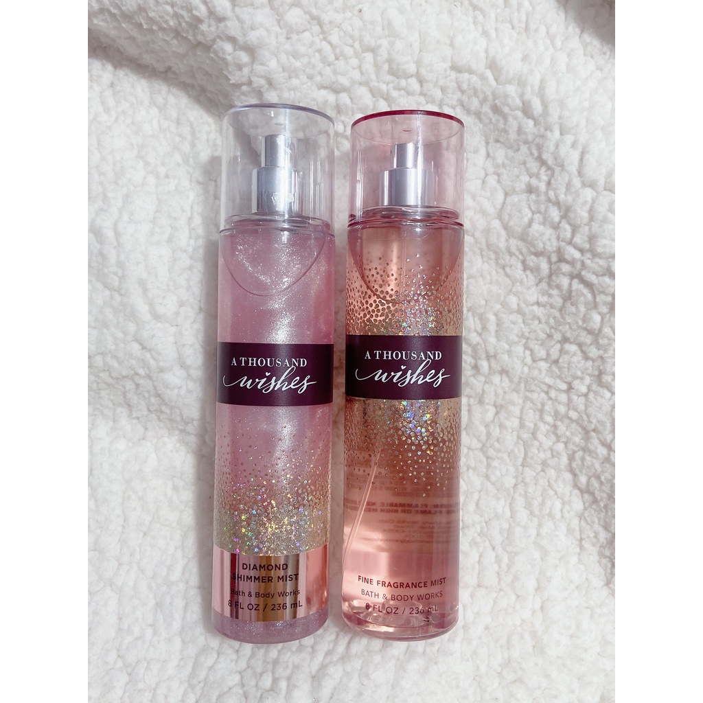 Bill Mỹ A Thousand Wishes Bbw Nước Hoa Xịt Thơm Toàn Thân Bath And Body Works Fine Fragrance 1364