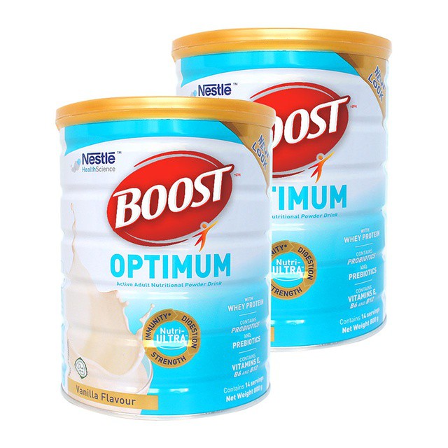 Combo 2 lon Sữa Nestlé Boost Optimum 800g/lon