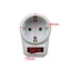 Shas Châu Âu Chuyển Đổi Cắm 1 Đến 1 Chiều Bộ Chuyển Đổi Nguồn Có Công Tắc 16A AC 250V Ổ Cắm Du Lịch EU
