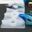 Unstop * Handmade Ngón Tay Cái Đánh Dấu Trang Pha Lê Nhựa Dính Khuôn Sách Giá Đỡ Trang Khuôn Silicon DIY Đọc Phụ Kiện Castin