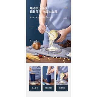 Knirps Little Bay Gấu Máy Xay Hộ Gia Đình Nhỏ Máy Xay Siêu Chân Máy Xay Điện Năm Grain Máy Nghiền RWER