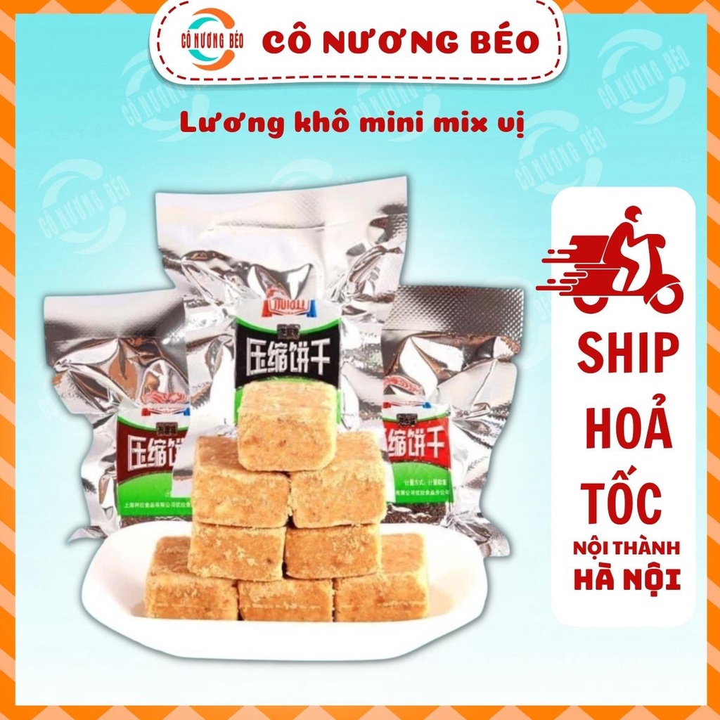 Lương khô mini Lila mix sẵn nhiều vị gói 500g - Đồ ăn vặt cô nương béo ...