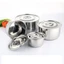 Bộ 5 Thố Inox My Home Không Quai Có Nắp Đậy Đủ Kích Thước Cao Cấp