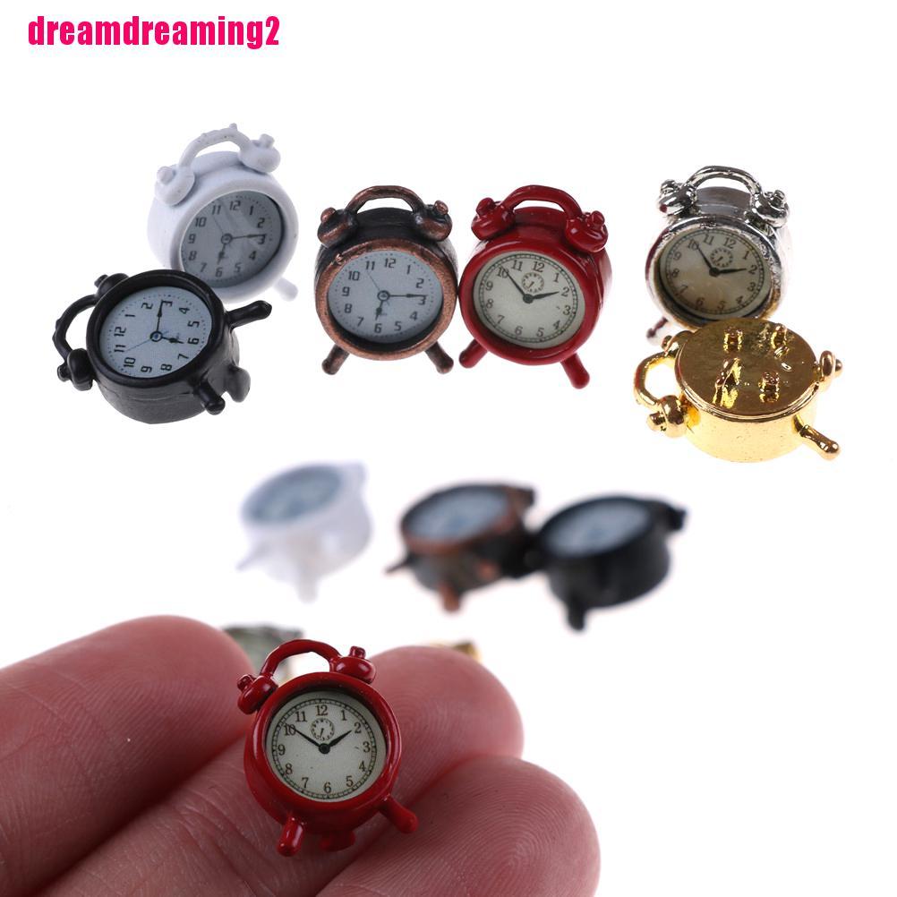 Đồng Hồ Báo Thức Tỉ Lệ 1 / 12 Trang Trí Nhà Búp Bê